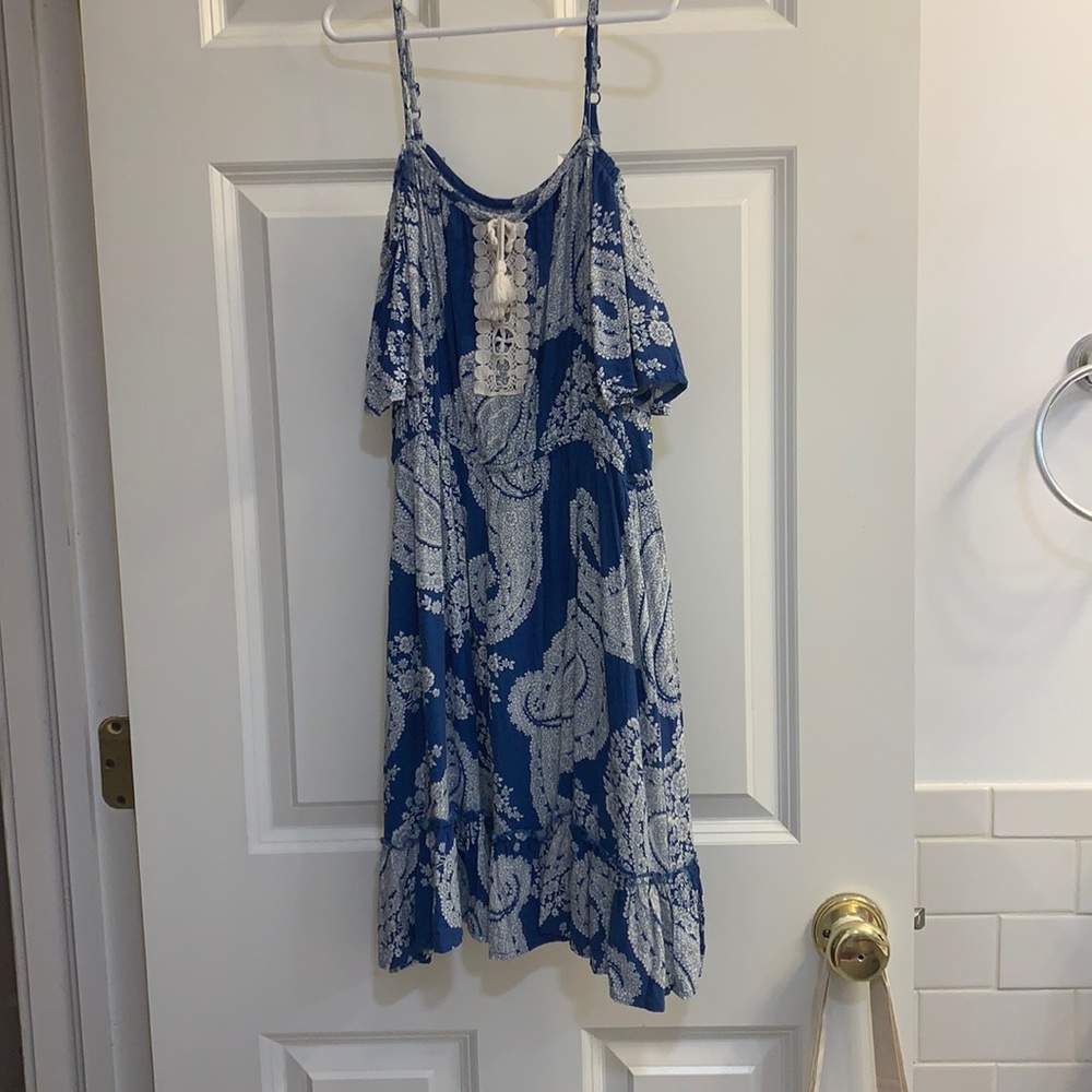 paisley print dress